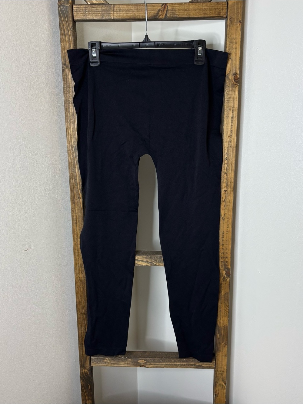 Active Basic Black Stretch Leggings Size 2XL/3XL